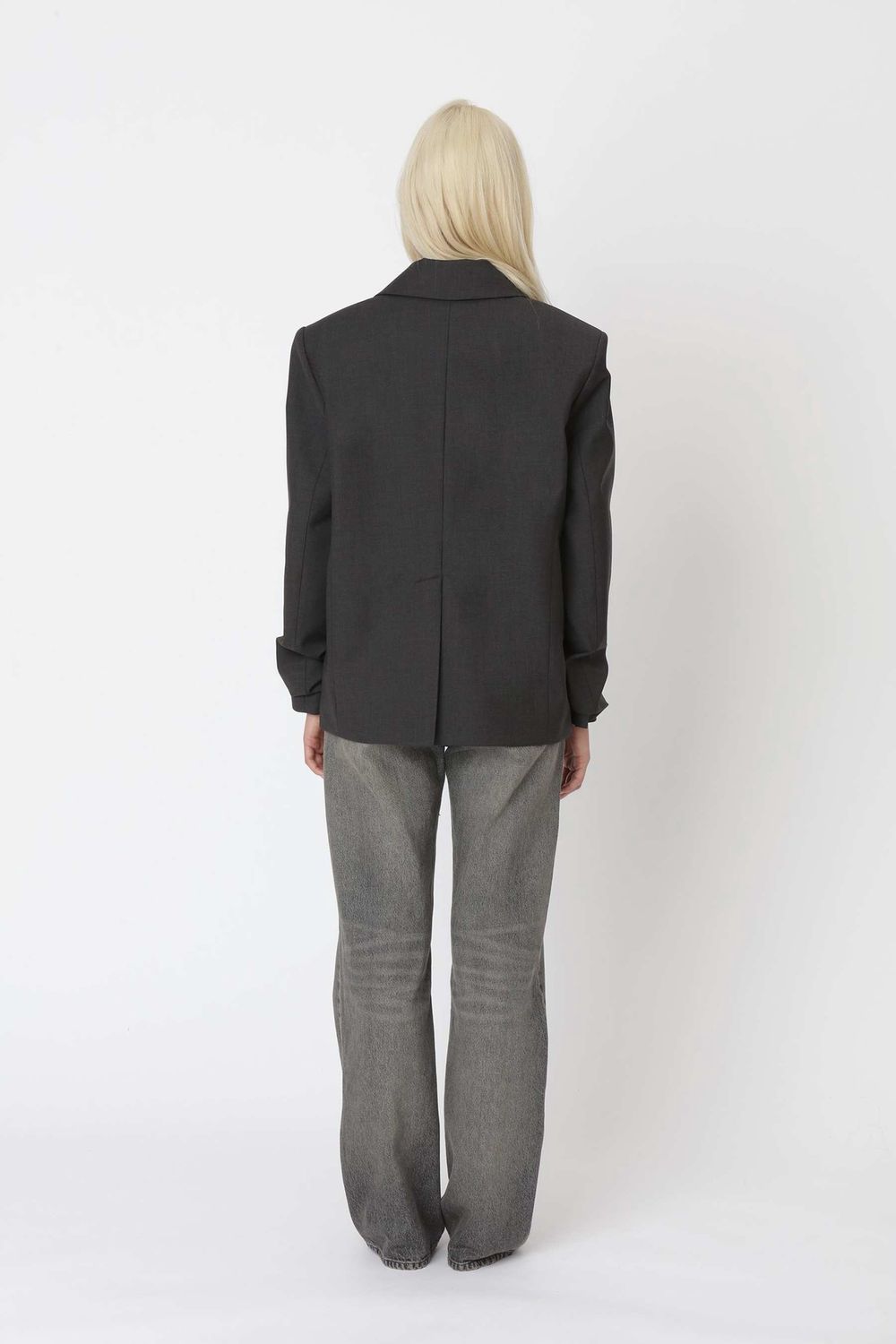 Won Hundred Anira Blazer Grijs Melange