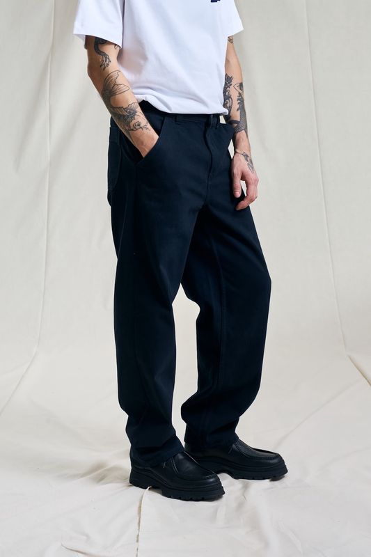 Libertine | Alert Ink Blauw Wijd Broek