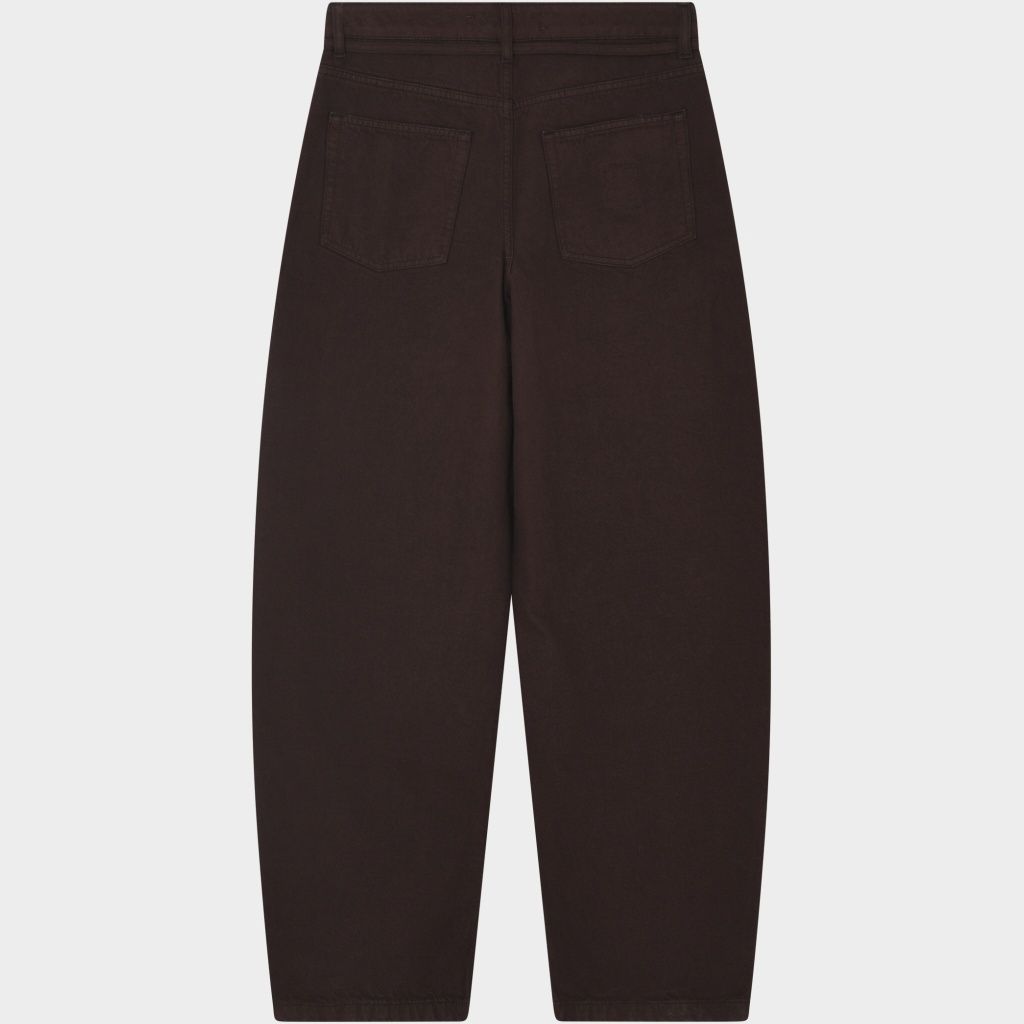 Day Blaire Coffee Bean Bruin Barrel Jeans