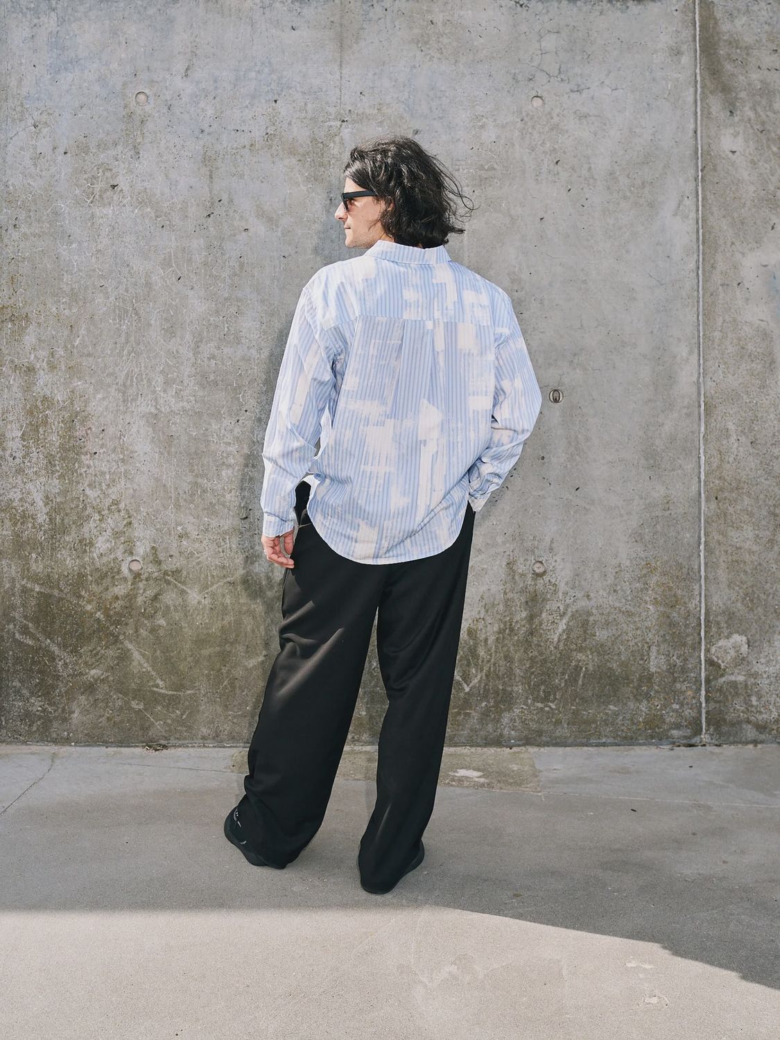 Libertine | Record Shirt Blauw Gestreept 3687