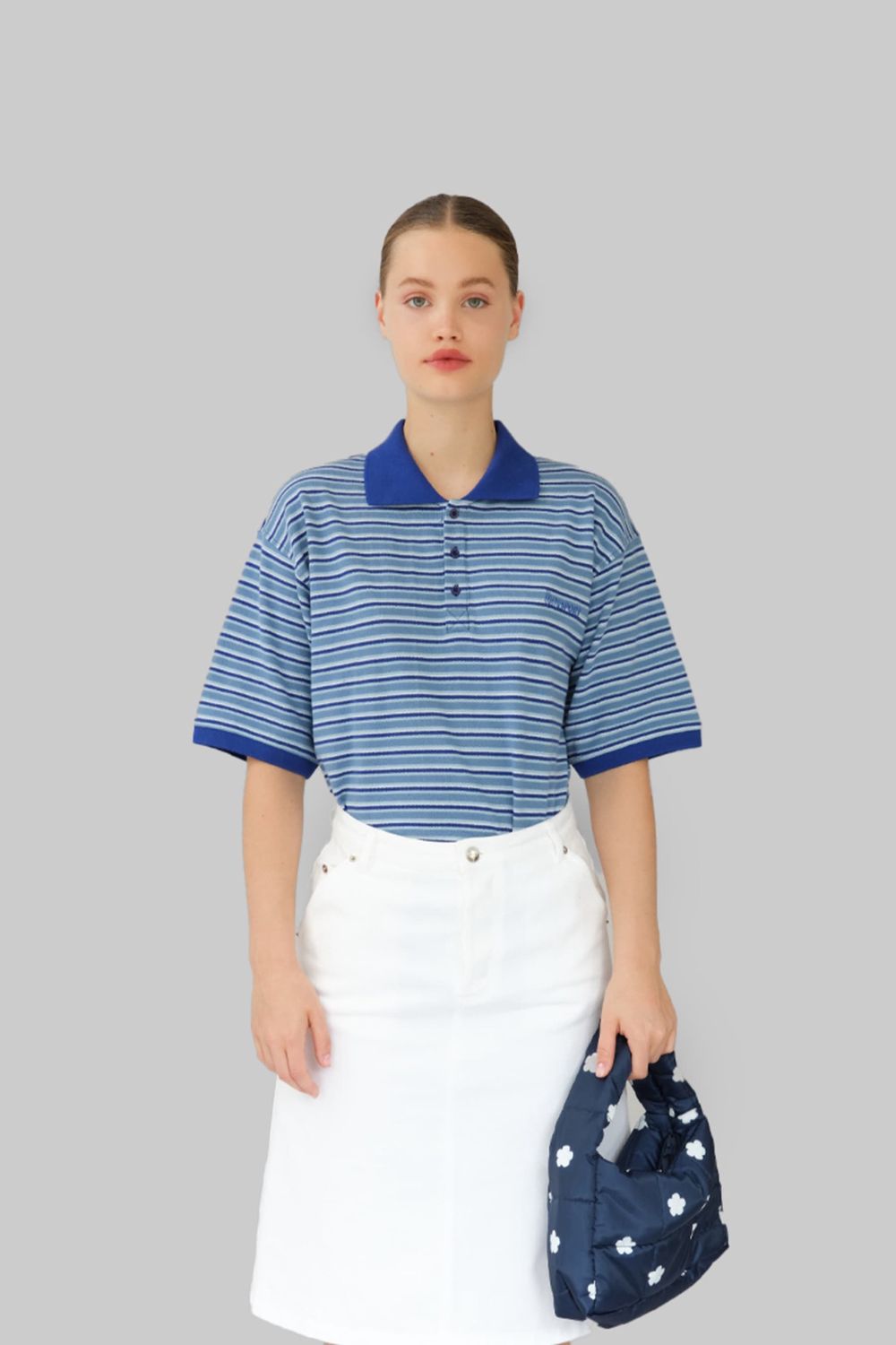 Oprasport Neo Unisex Polo Wit Blauw