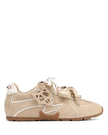 Naked Wolfe Adored Ecru Wit Suede Sneaker, Colour: OFF WHITE-SUEDE, Size: 8D
