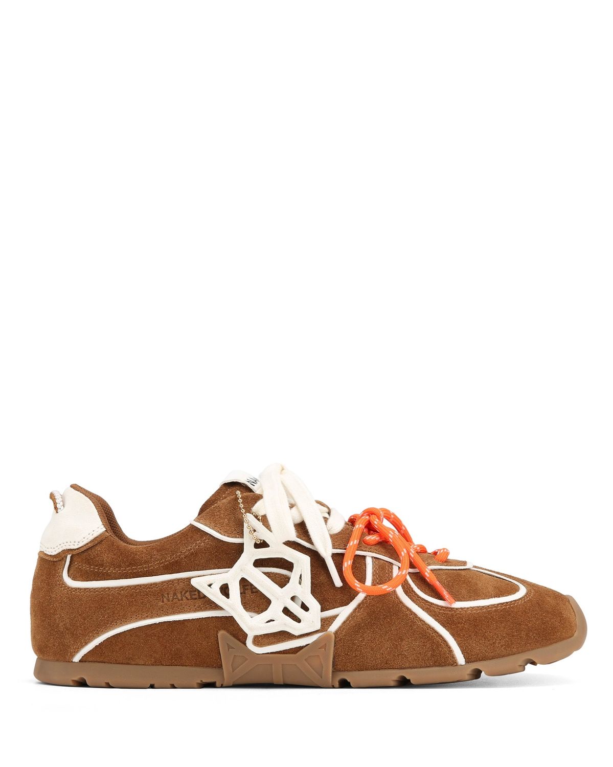 Naked Wolfe Adored Tan ruin Suede Flat