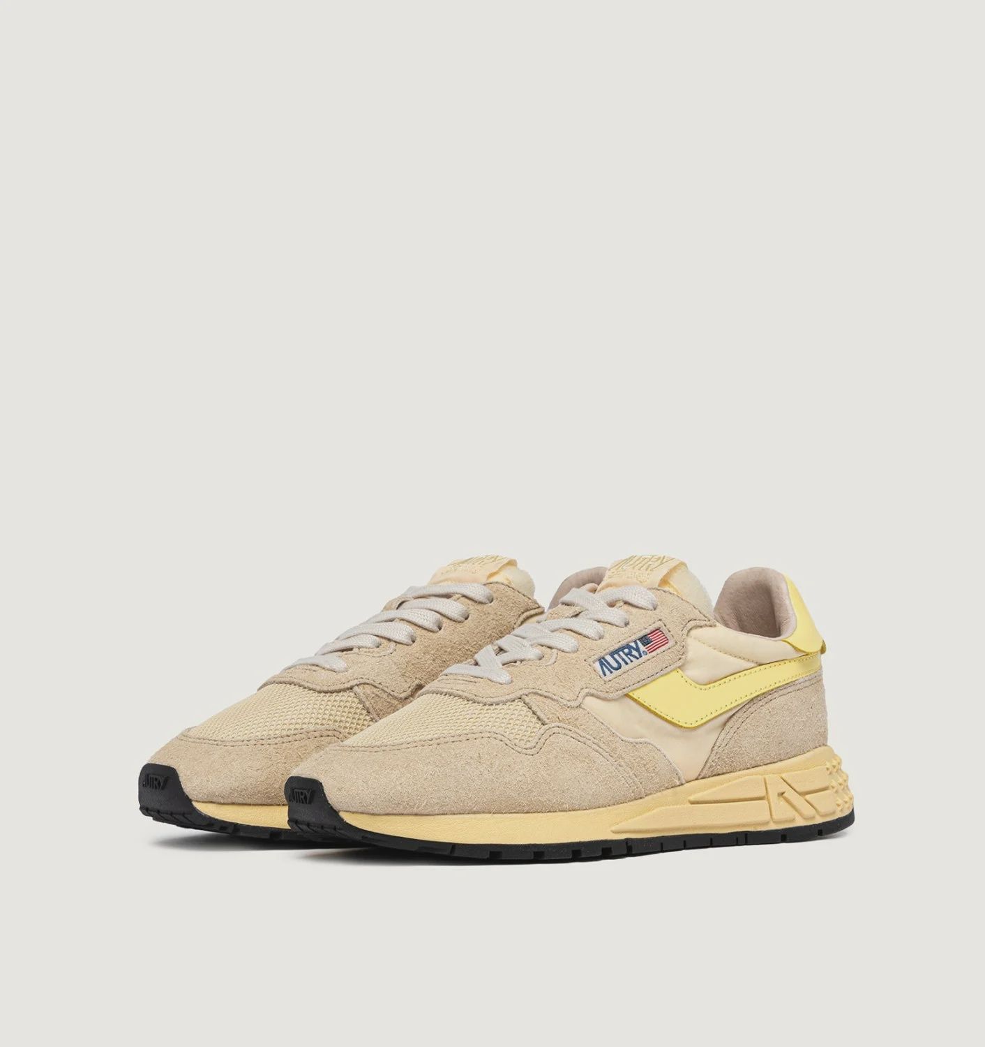 Autry Reelwind Laag Ecru Suede Geel Dames UT33