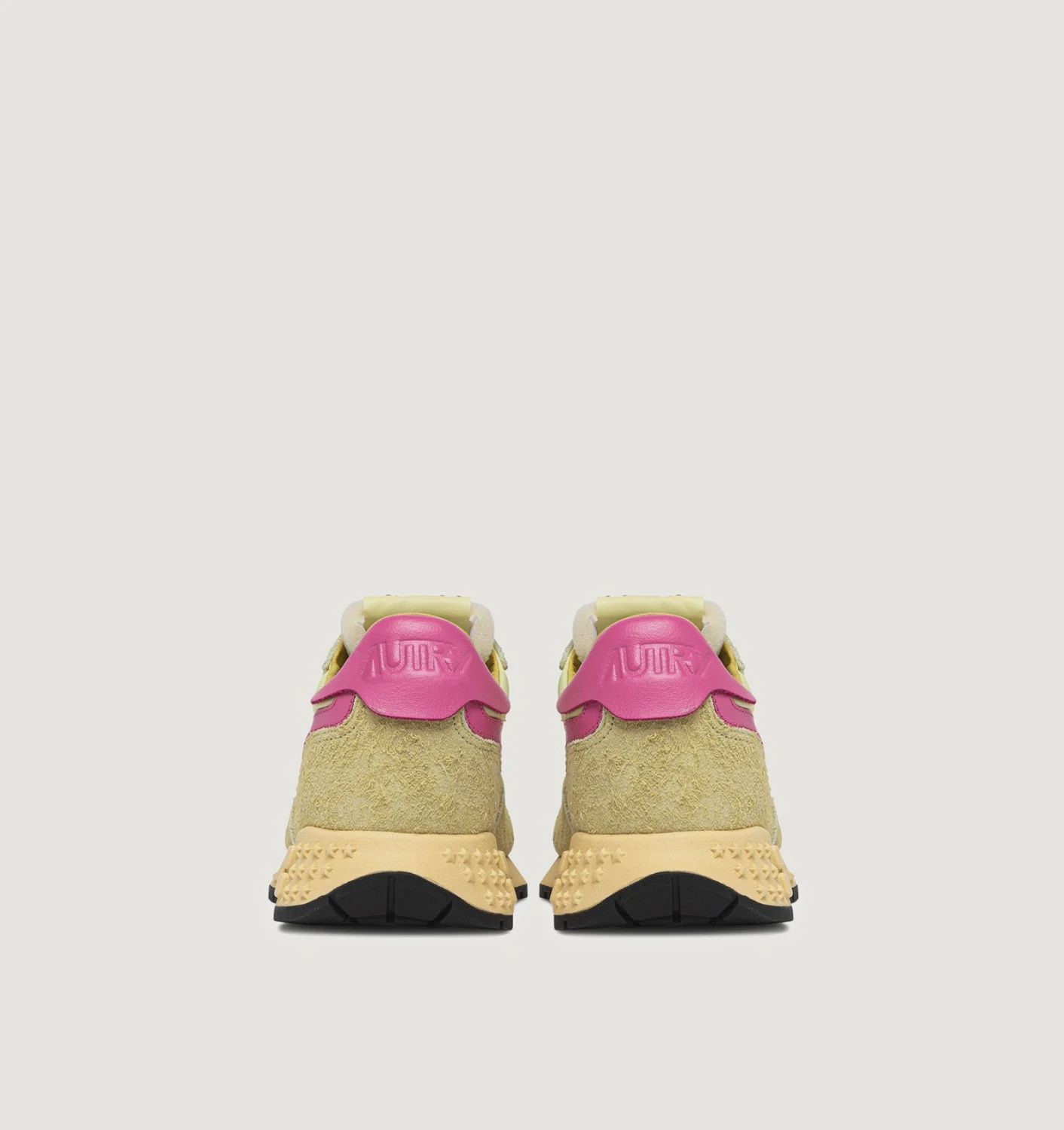 Autry Reelwind Laag Ecru Suede Geel Dames UT41