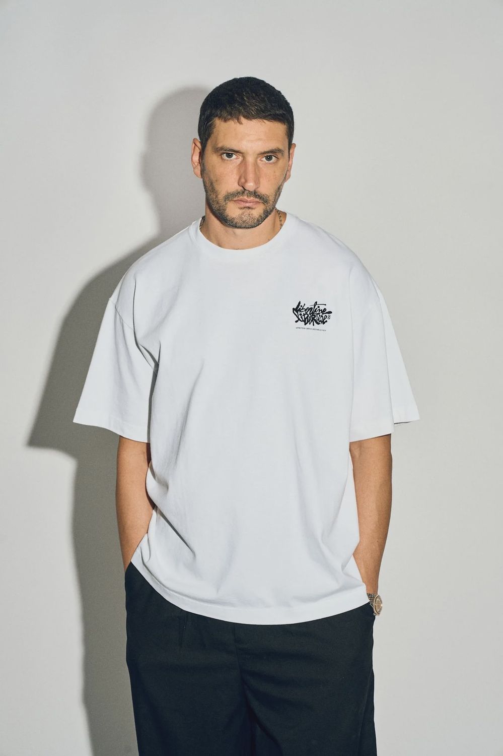 Libertine | Broke Era Logo T-Shirt Wit