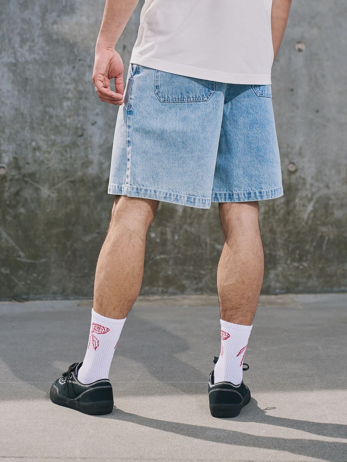 Libertine | Aware Licht Blauw Korte Boek Jeans