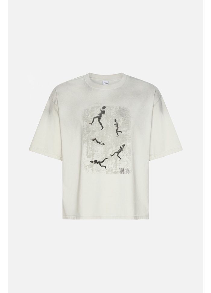 Won Hundred Houston Boxy T–Shirt Light Grijs