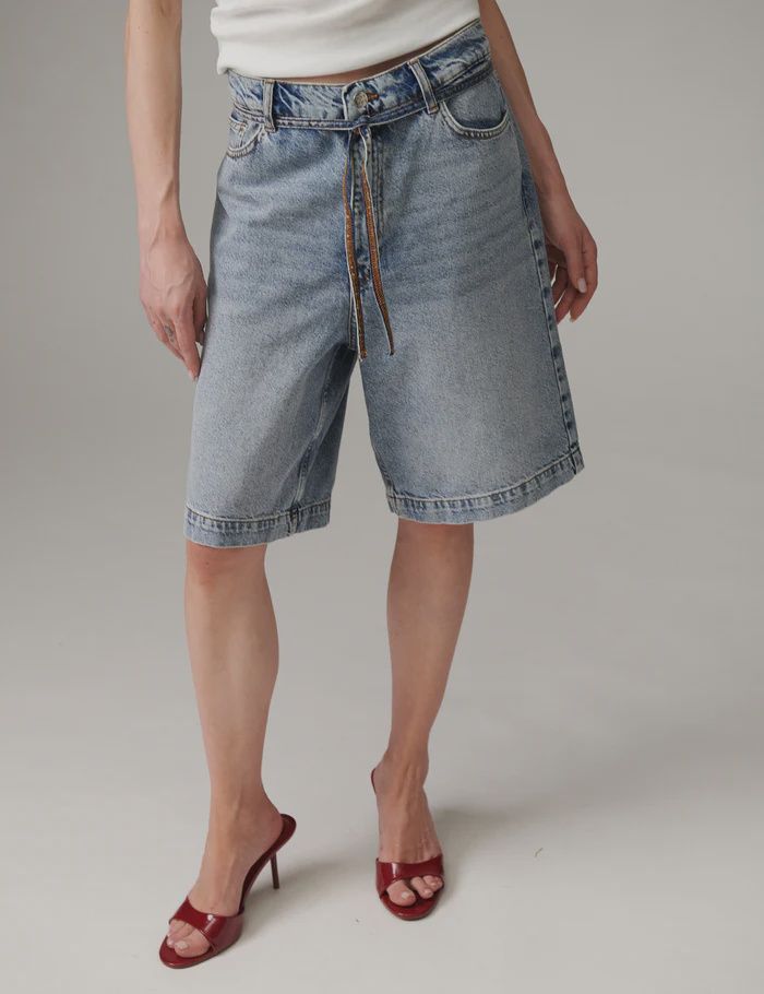 Day Elijah Jort Denim Short Soft Blauw