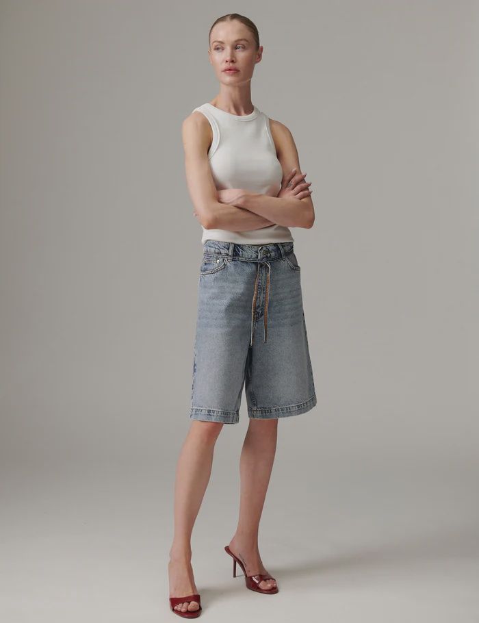 Day Elijah Jort Denim Short Soft Blauw