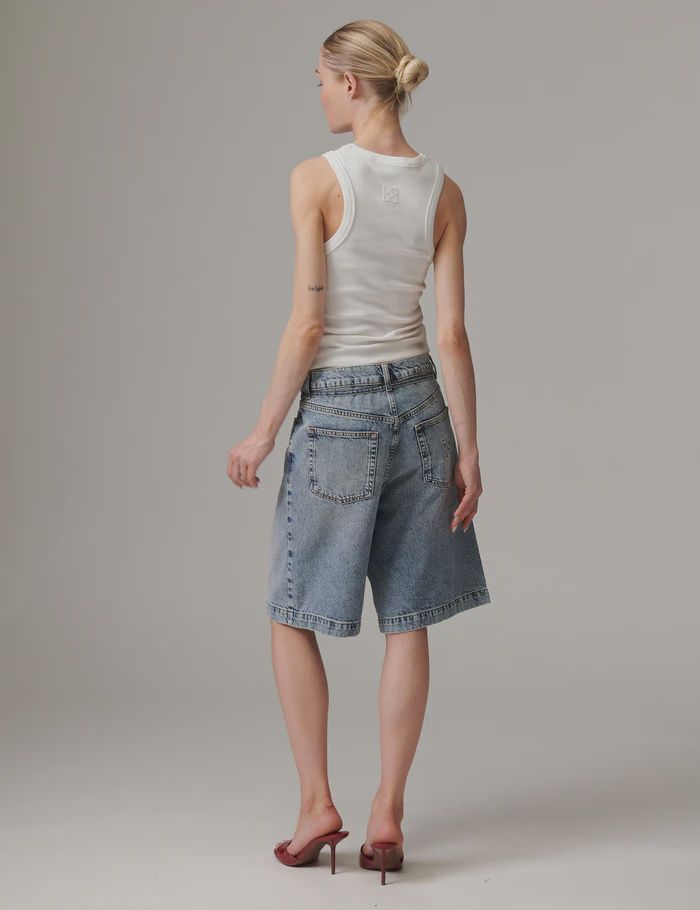 Day Elijah Jort Denim Short Soft Blauw
