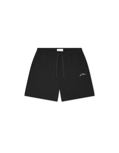 Seersucker Swim Shorts, Colour: TAP SHOE BLACK, Size: S
