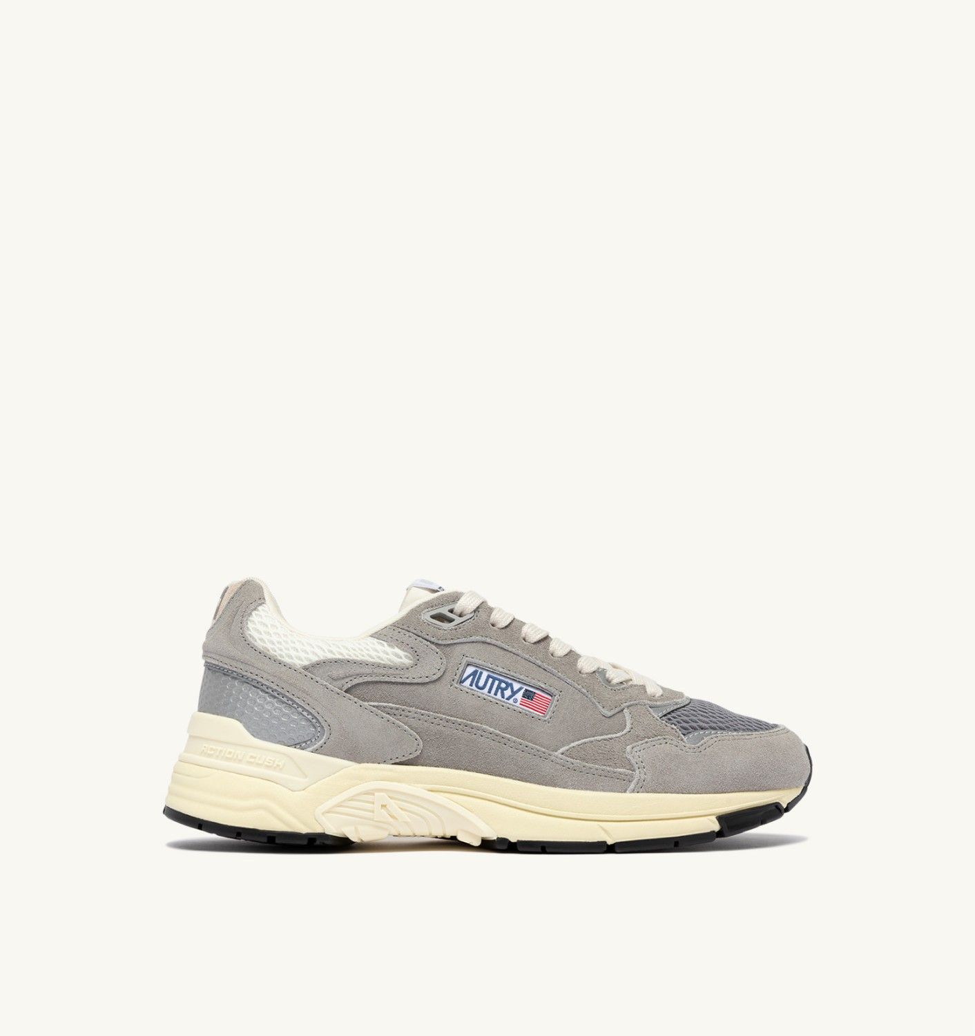 Autry Hyperway Laag Grijs Suede Heren UM15