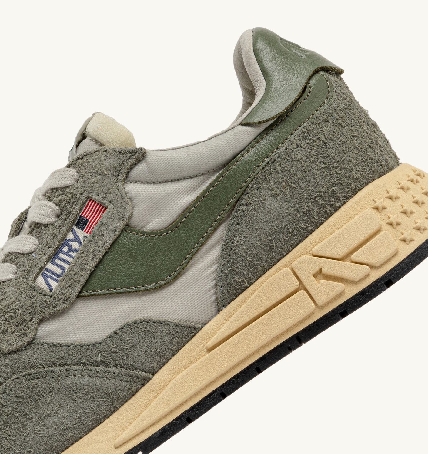 Autry Reelwind Laag Groen Suede Heren UT28
