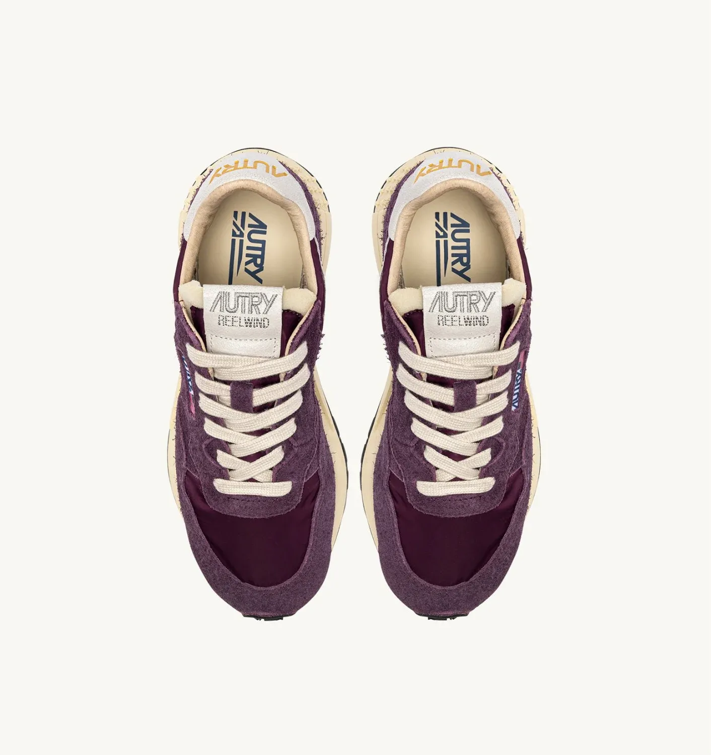 Autry Reelwind Plum Paars Leer Dames NC44
