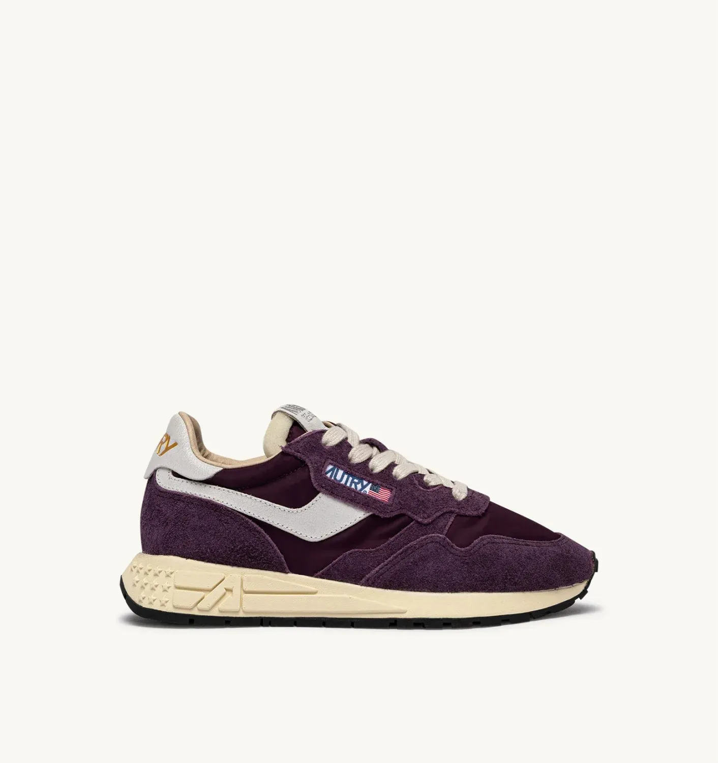 Autry Reelwind Plum Paars Leer Dames NC44