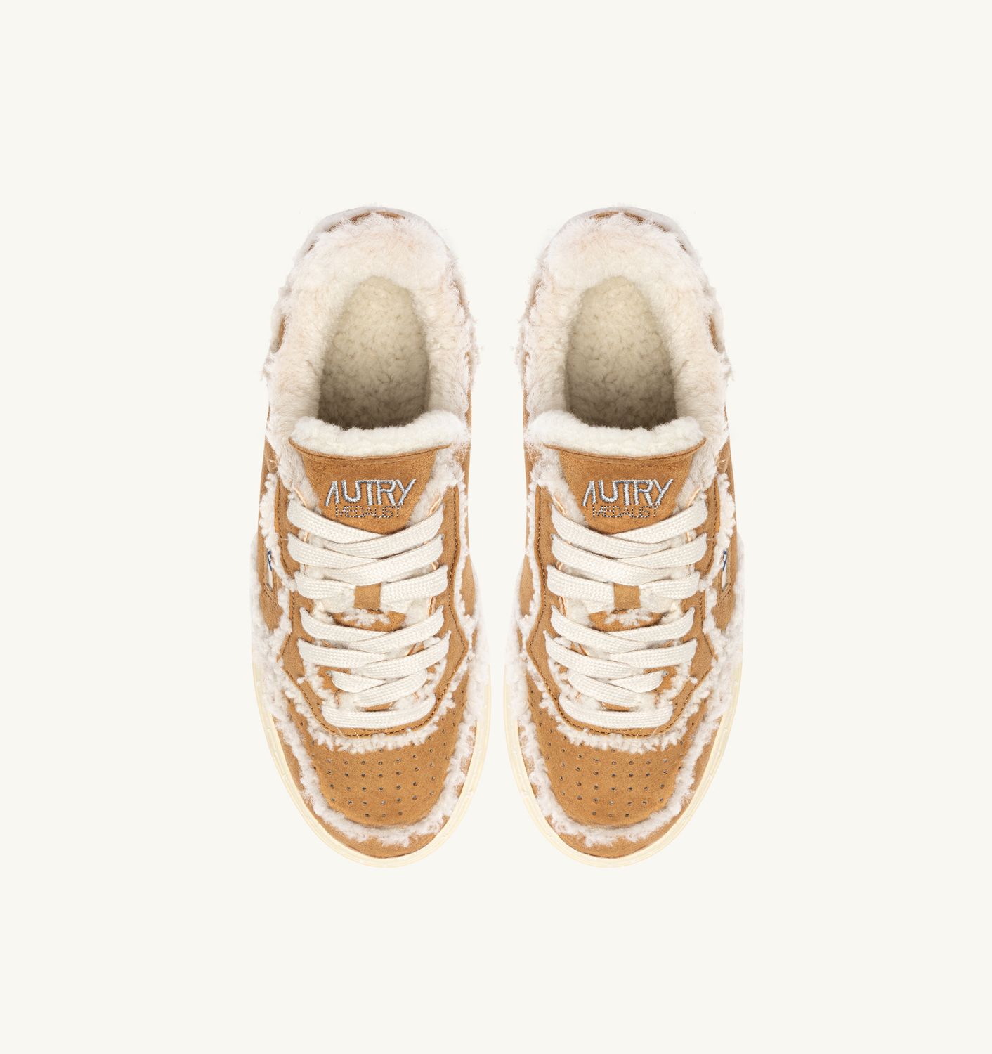 Autry Medalist Bruin Suede Leer Sheerling GQ01