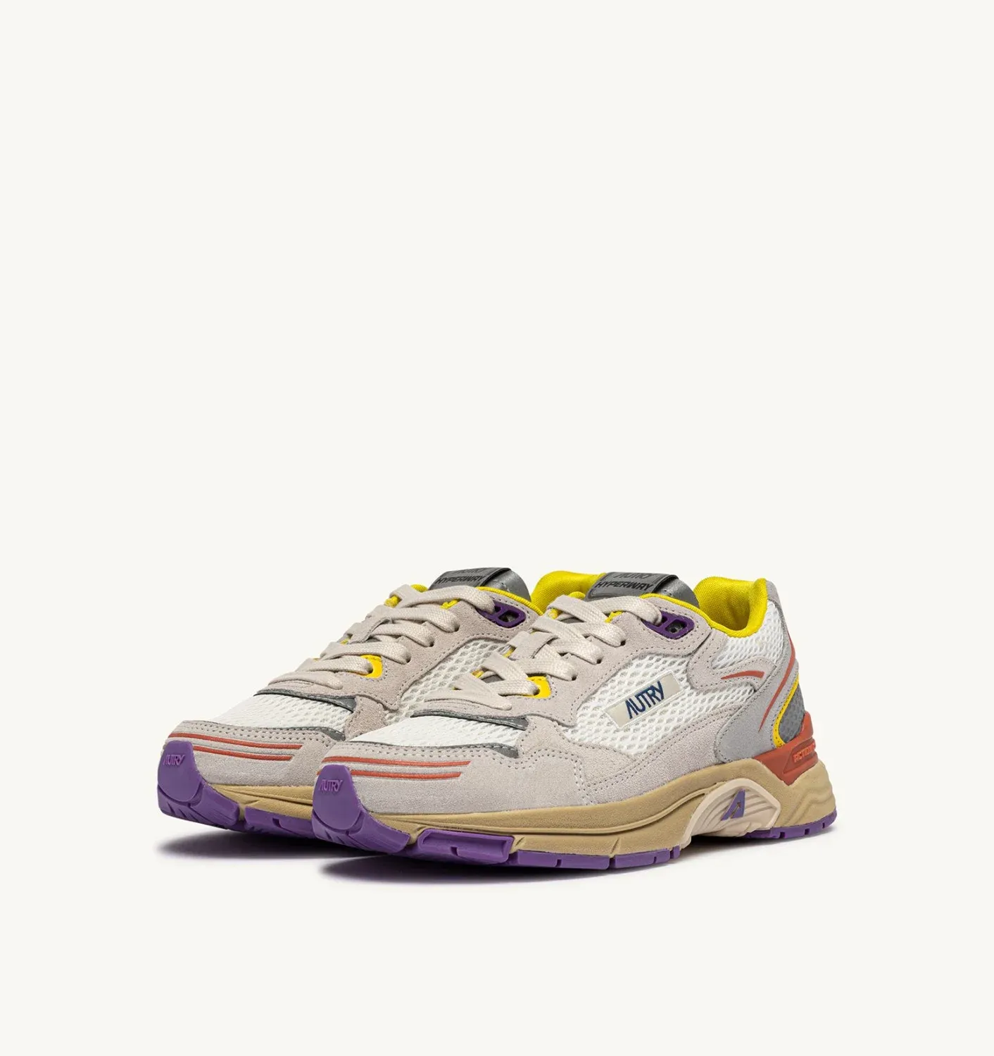 Hyperway Arabesque Laag Wit Suede  Dames CI02