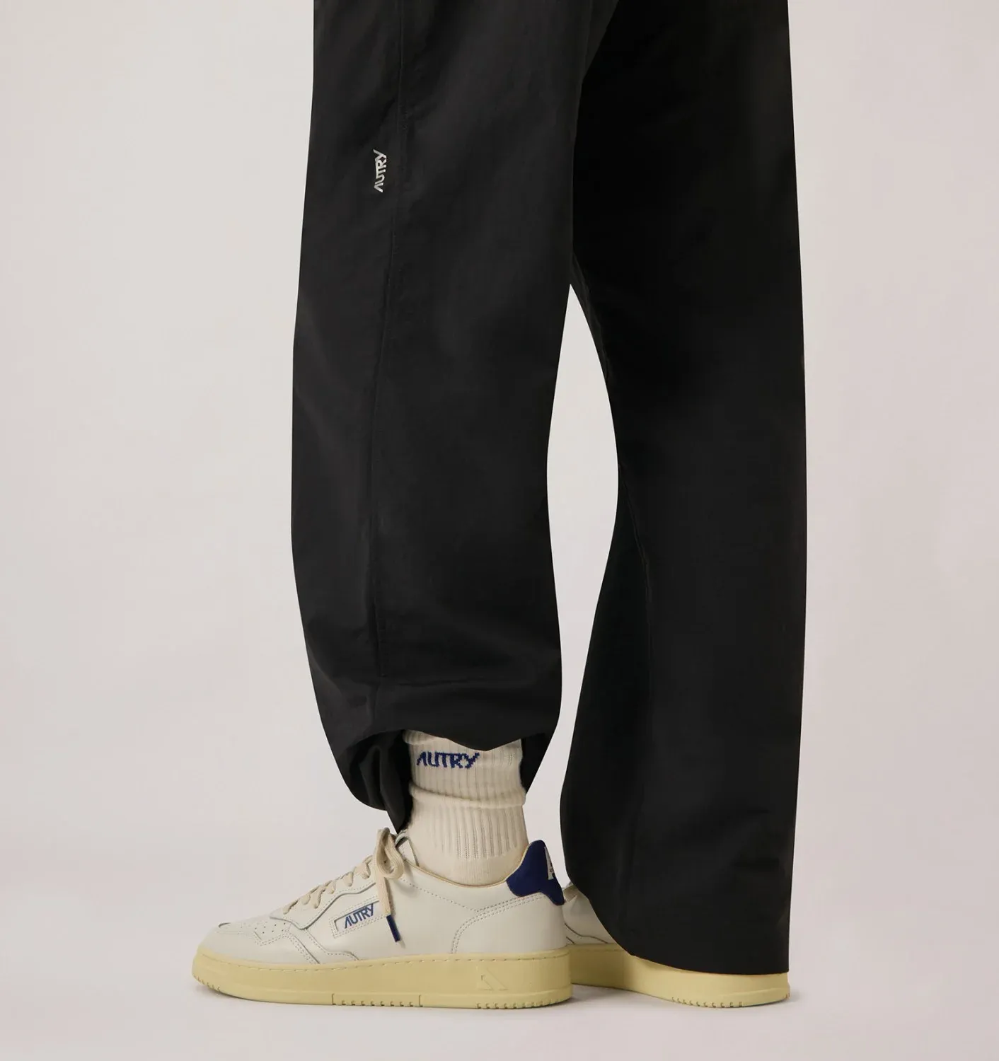Medalist Laag Wit Leer Deep Blauw Heren BJ03