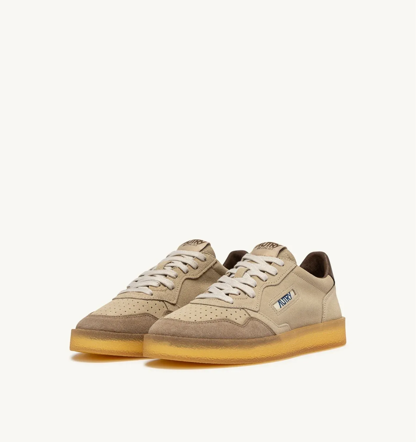 Autry Medalist Biscotti Kangarroe Bruin Suede HQ01