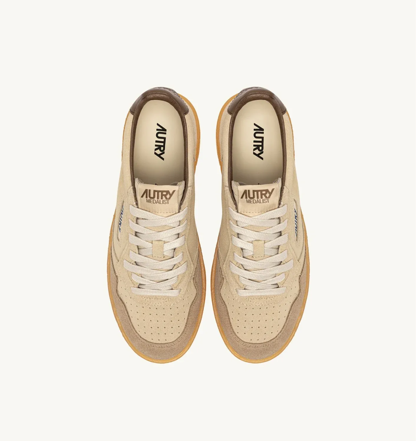 Autry Medalist Biscotti Kangarroe Bruin Suede HQ01