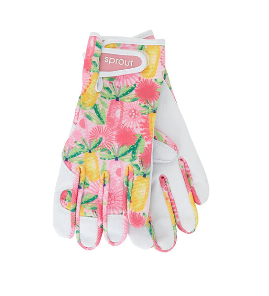Goatskin Gloves - Pink Banksia