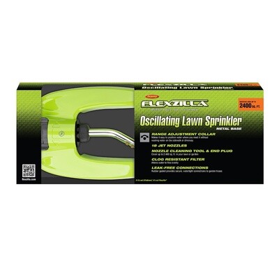 Oscillating Lawn Sprinkler with Metal Base