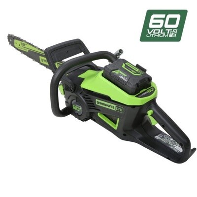60V Brushless 16&quot; Chainsaw with battery and charger