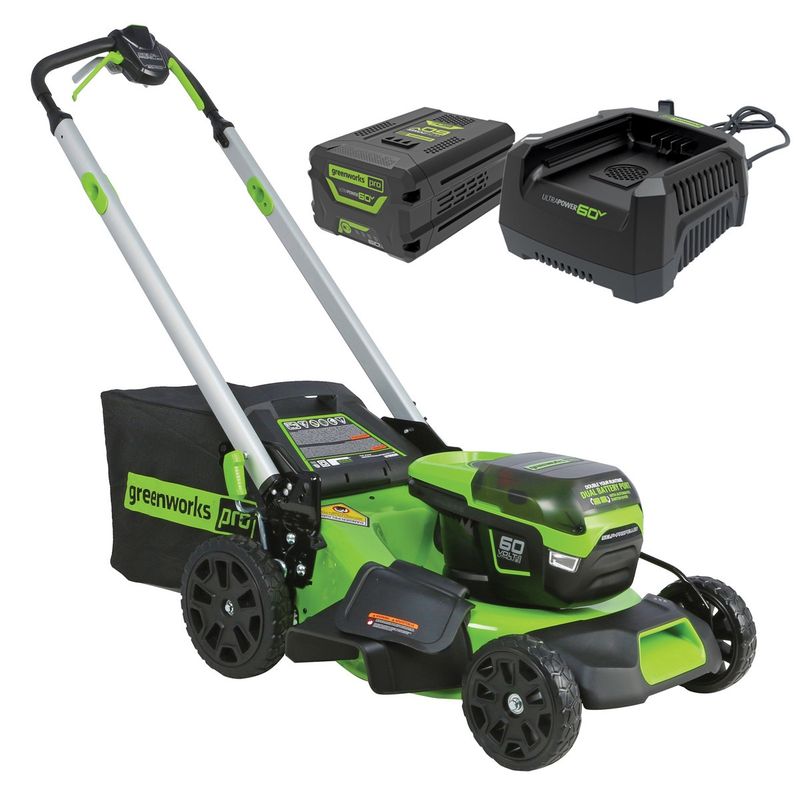60V 6.0Ah 51cm Self-Propelled Lawnmower Kit Greenworks 2516407AUVT
