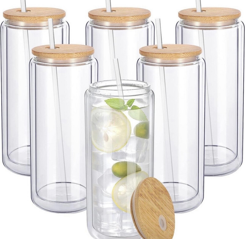Snowglobe Glass Cup (16oz, 20oz)