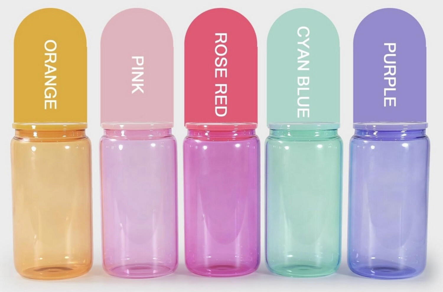 Design Only Colored Glass Cup
