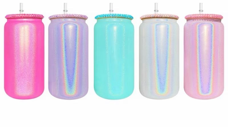 Shimmer Cup + Rhinestone Lid