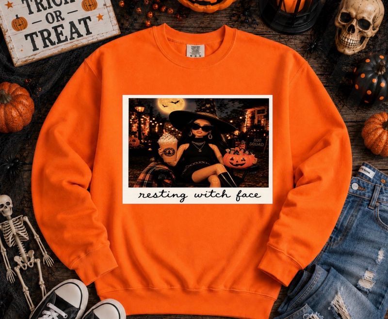 Resting Witch Face Crewneck