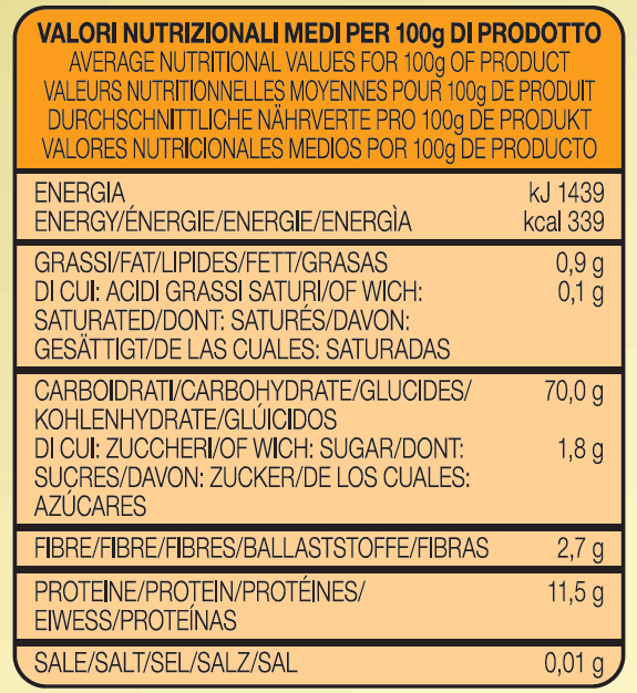 Spadoni premium pasta mel