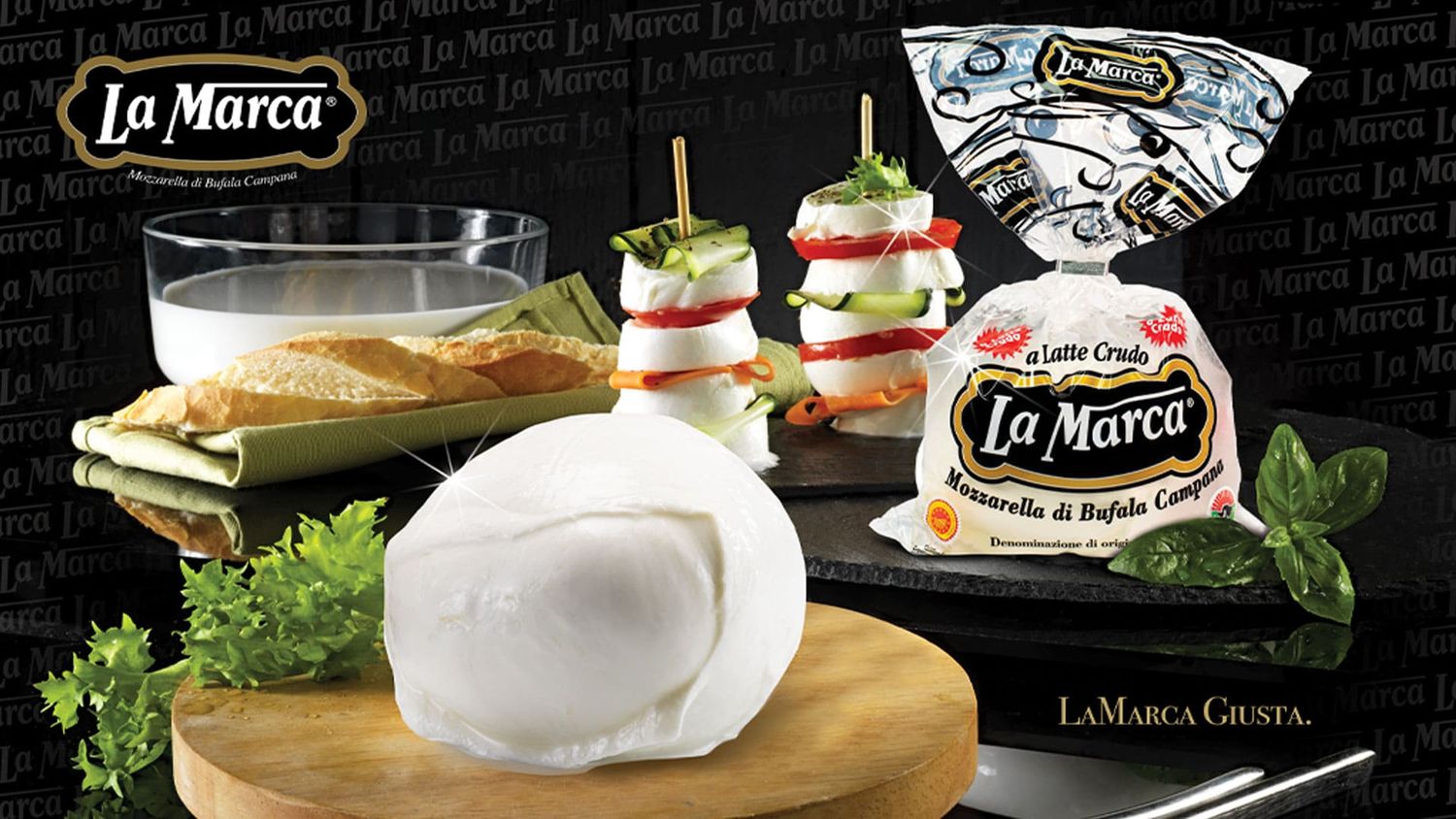 Mozzarella di bufala DOP la Marca 250gr upastorisert