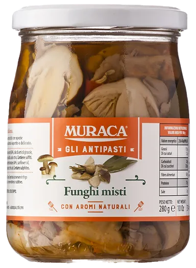 Sopp blanding med stein sopp Muraca