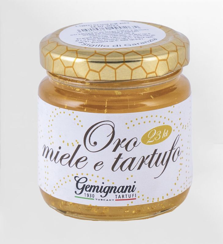 Trøffel honning med gull flak