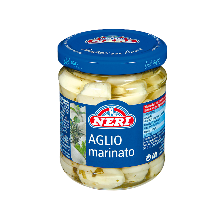 Hvitløk marinert