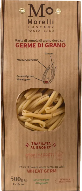 Morelli Strozzapreti pasta med hvetekim