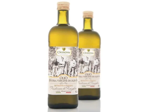 Clemente 100% italiano kald presset olivenolje 1liter