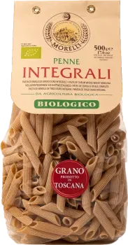 Morelli penne hel hvete pasta økologisk