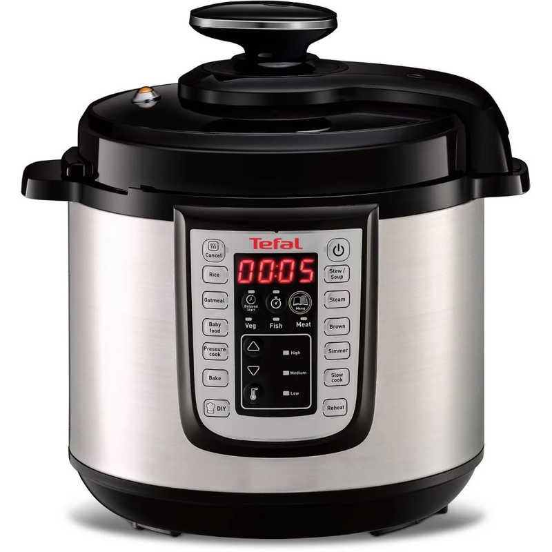 Tefal FAST &amp; DELICIOUS CY505E 6 L Čierna, Nerezová oceľ 1100 W (CY505E30)