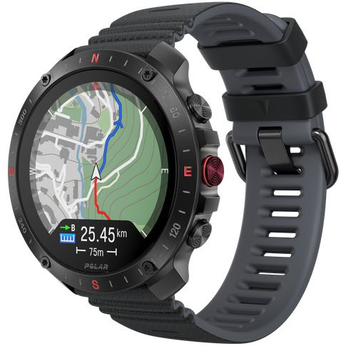 Polar Grit X2 Pro GPS Srdcová frekvencia Čierno-čierny spánok S-L (900110283)