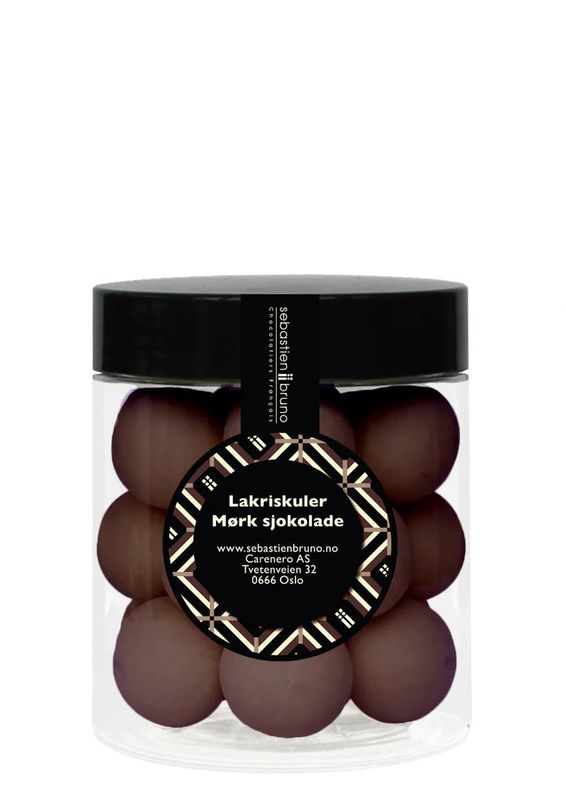 Lakriskuler Mørk Sjokolade Liten