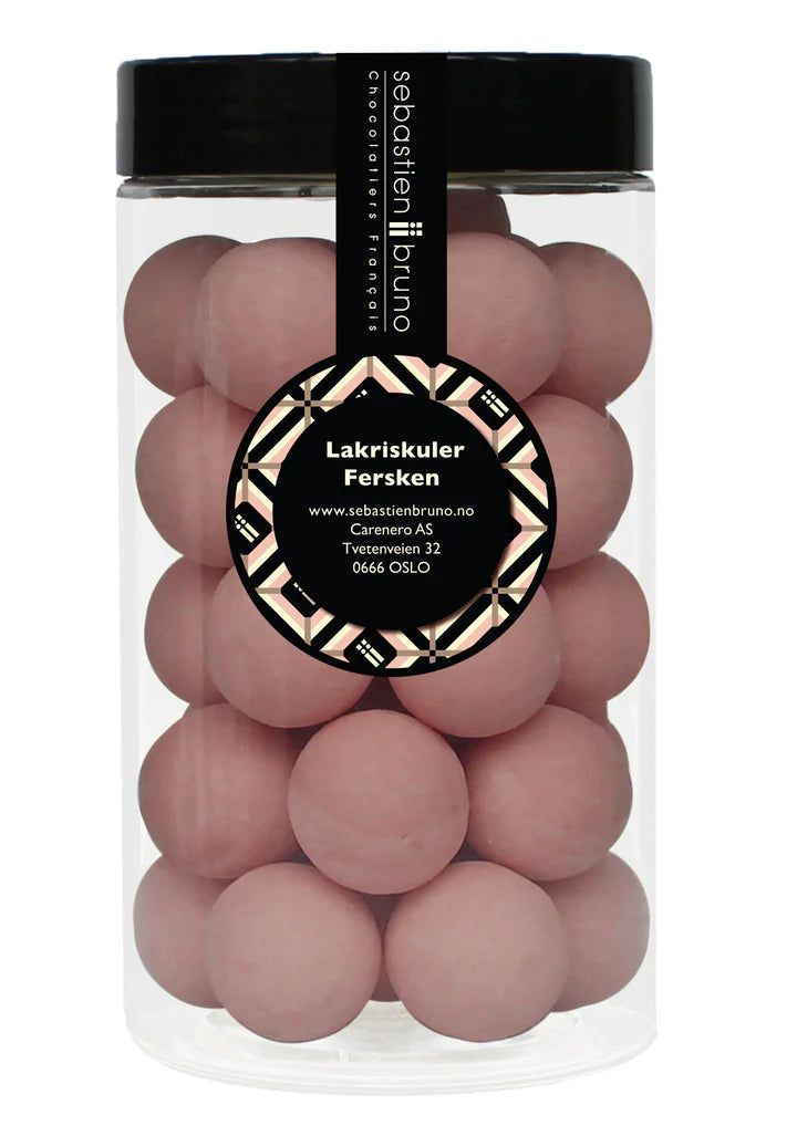 Lakriskuler Fersken Stor