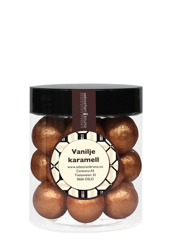 Sjokoladekuler med Vanilje Karamell Liten