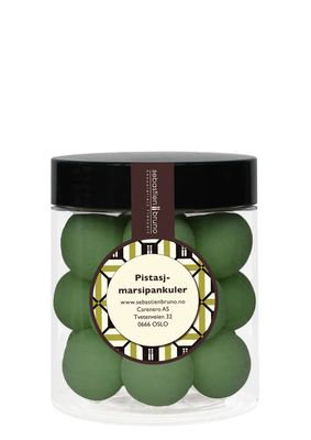 Marsipankuler med pistasjnøtter Liten