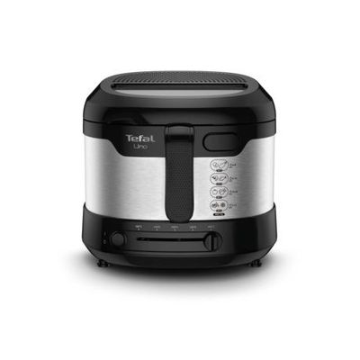 Tefal Uno FF215D Samostarný Samostatný 1600 W fritéza Čierna, Nerezová oceľ (FF215D30)