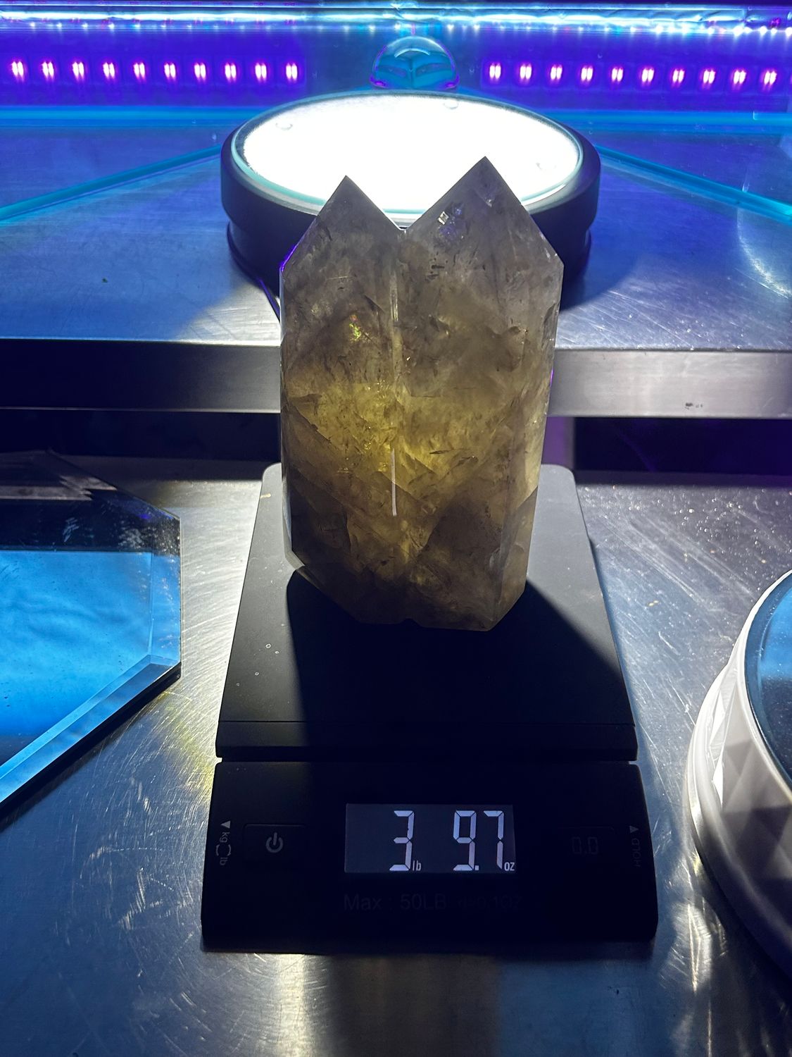 Citrine quartz point