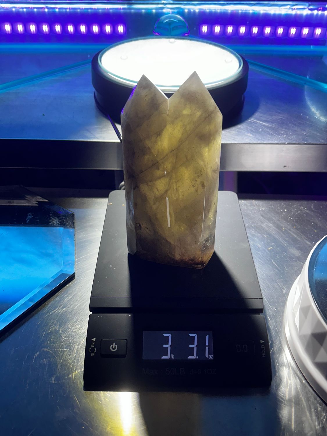 Citrine quartz point